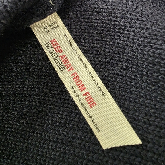 FP Beach by Free People Navy & Cream Striped Renegade Tunic Sweater | Size M - Picture 4 of 5